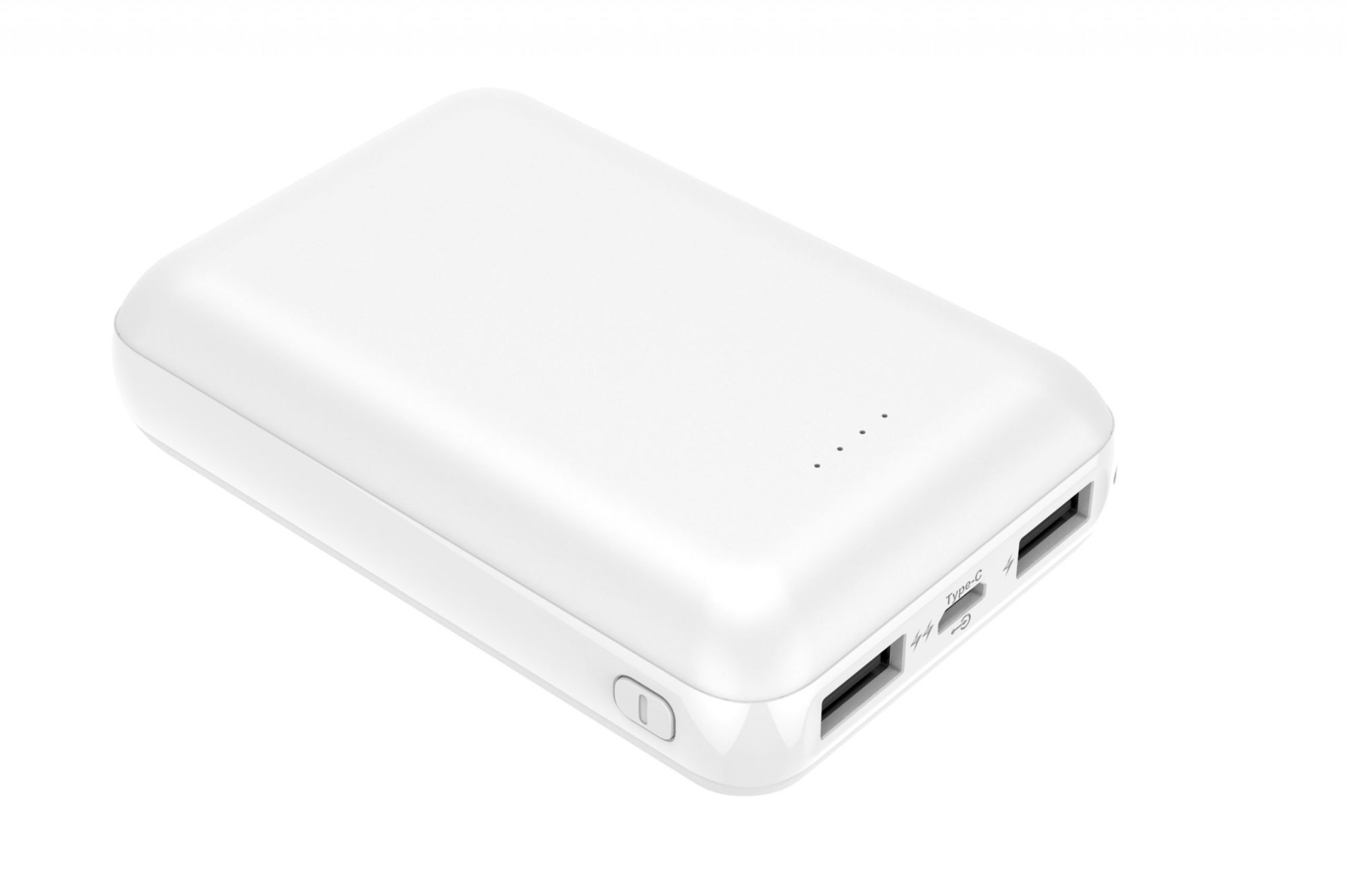 Hidisc Smart Mini Type C入出力対応モバイルバッテリー10000mah ホワイト Hd Mbtc10000gfwh Hidisc 株式会社磁気研究所