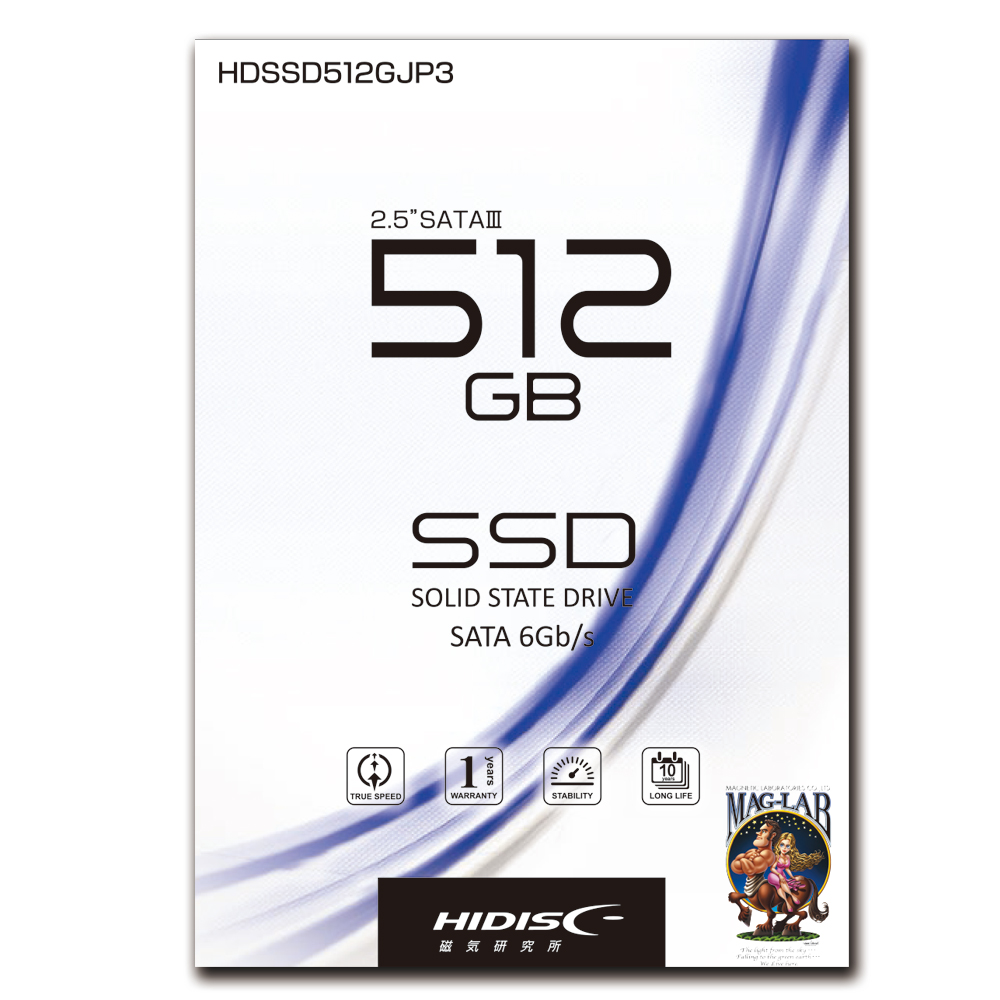HIDISC 2.5inch SATA SSD 512GB HDSSD512GJP3 | HIDISC 株式会社