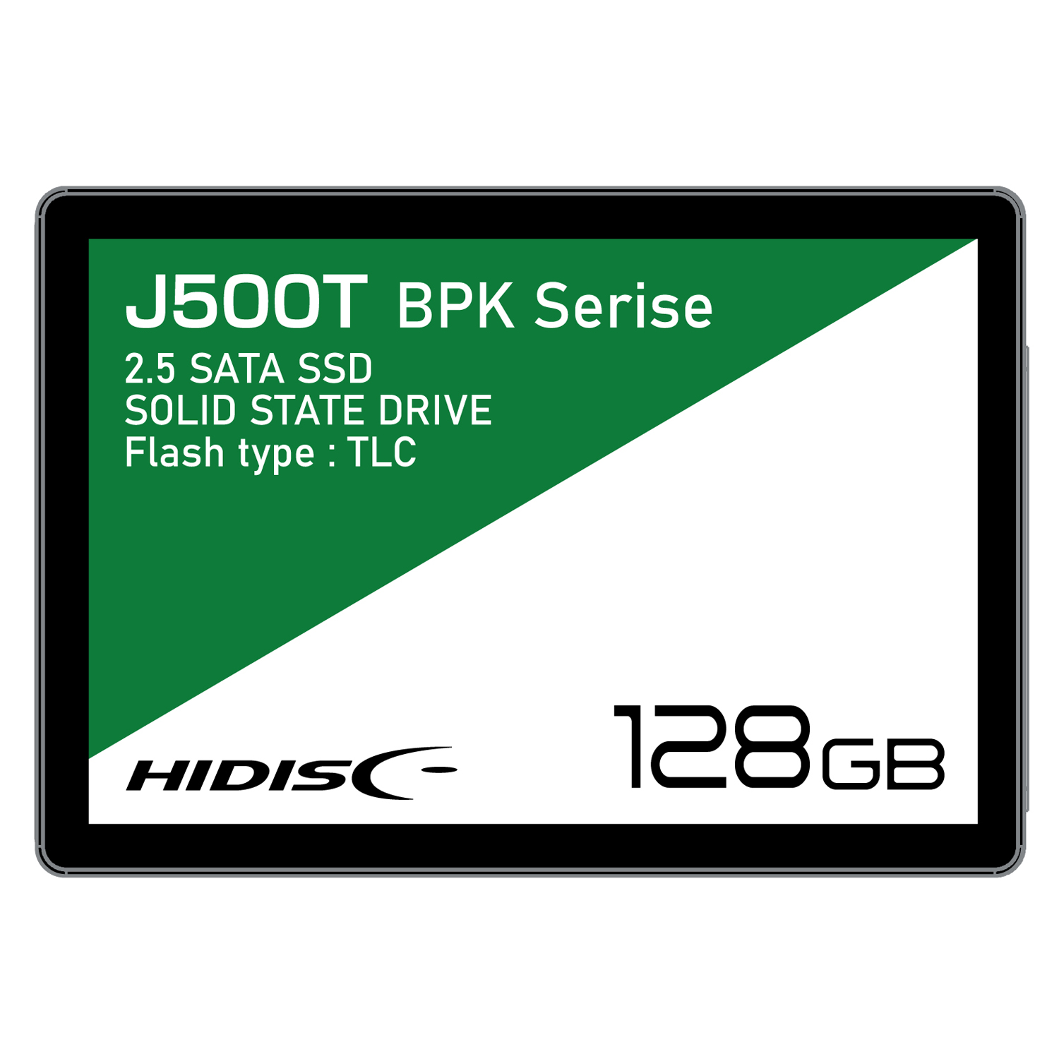 HIDISC 2.5inch SATAIII TLC SSD キオクシアBiCSフラッシュ搭載  128GB HDJ500T-BPK128SSDBulk