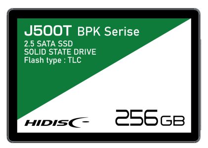 HIDISC 2.5inch SATAIII TLC SSD キオクシアBiCSフラッシュ搭載  256GB HDJ500T-BPK256SSD Bulk