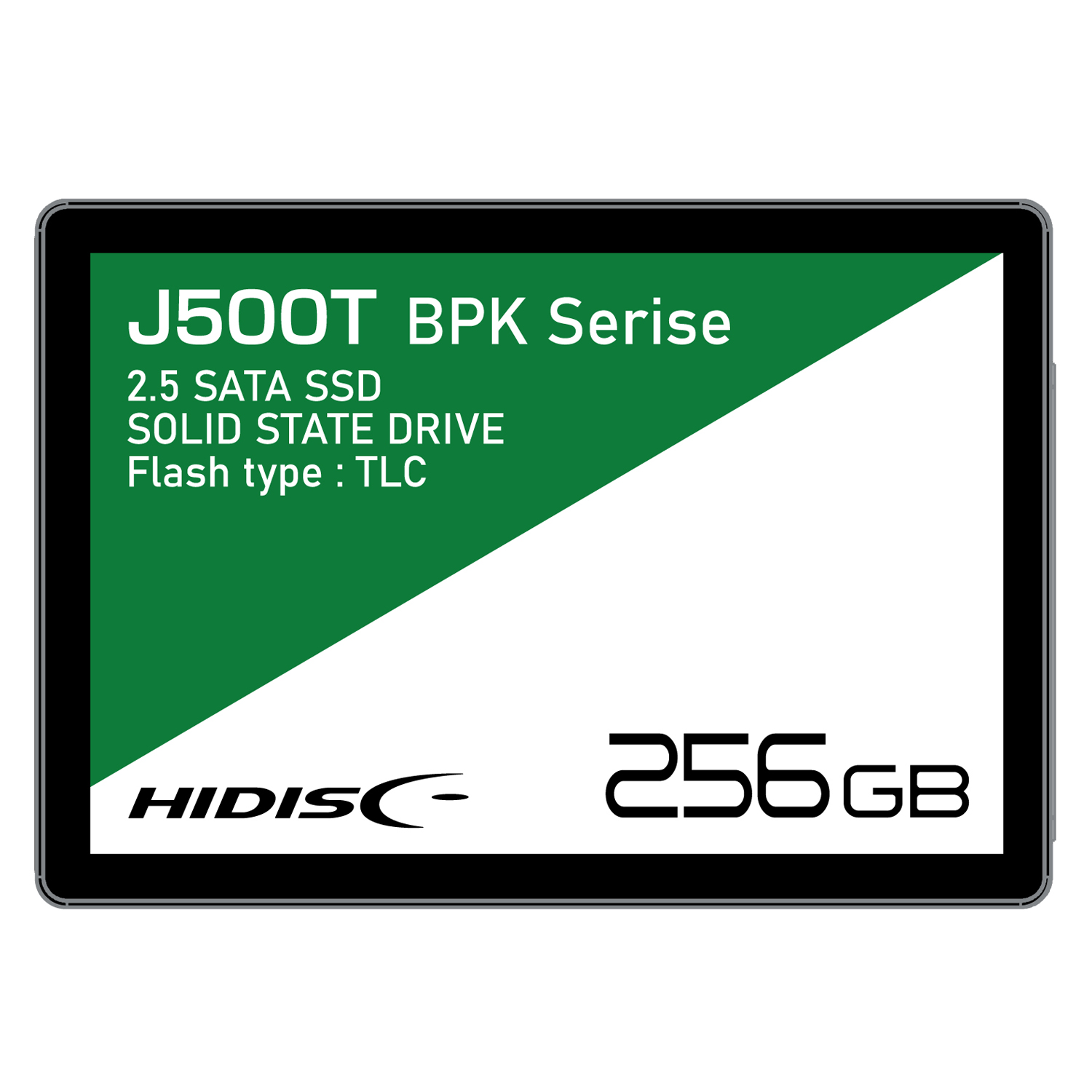 HIDISC 2.5inch SATAIII TLC SSD キオクシアBiCSフラッシュ搭載  256GB HDJ500T-BPK256SSD Bulk