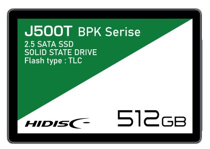 HIDISC 2.5inch SATAIII TLC SSD キオクシアBiCSフラッシュ搭載  512GB HDJ500T-BPK512SSD Bulk