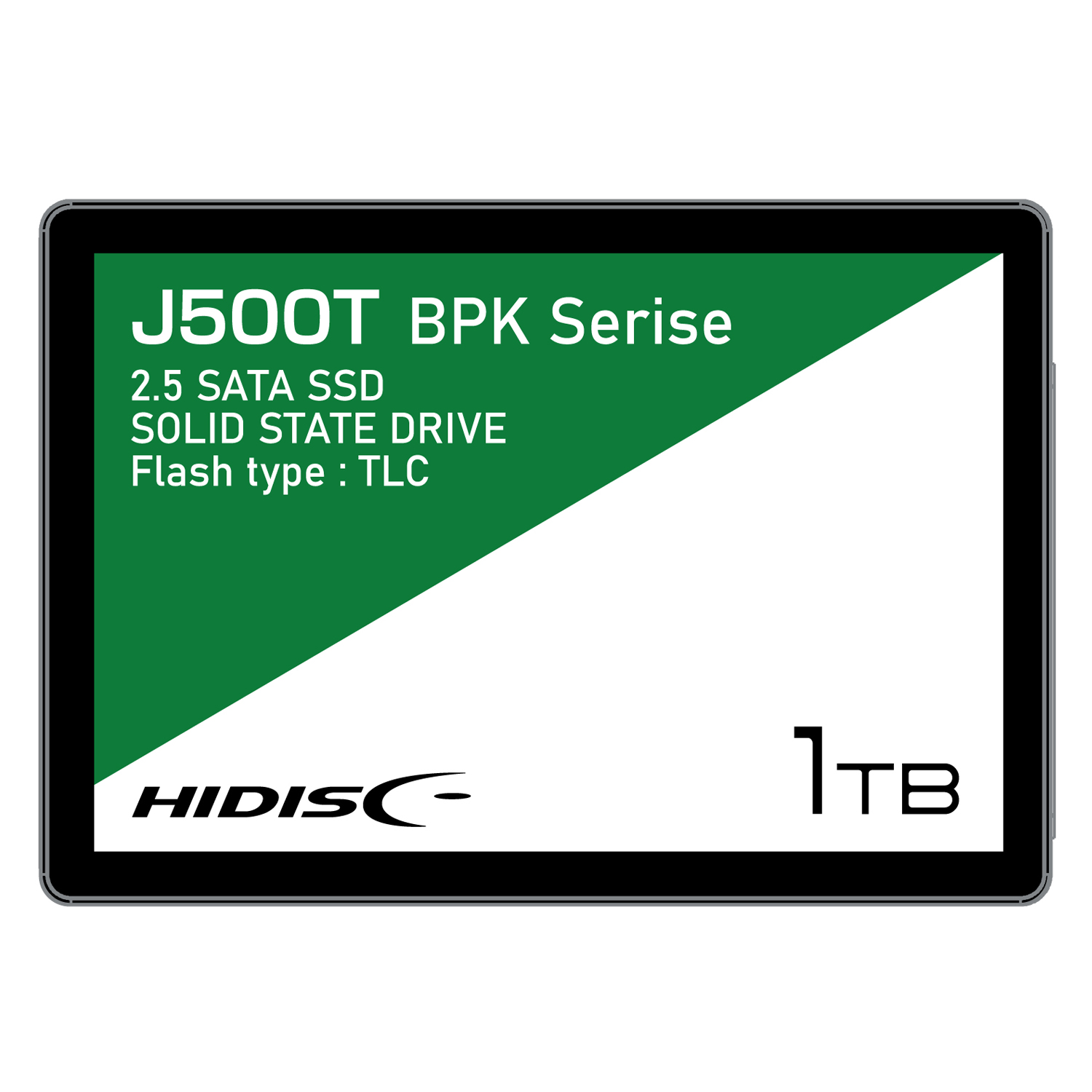 HIDISC 2.5inch SATAIII TLC SSD キオクシアBiCSフラッシュ搭載  1TB HDJ500T-BPK1000SSD Bulk